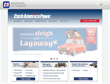Tablet Screenshot of cashamerica.com